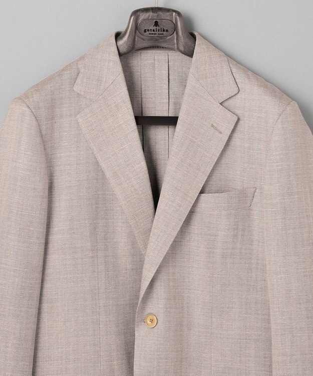 GOTAIRIKU 【Loro Piana Fabric】SUMMER TIME ジャケット_ヘリンボーン織 ベージュ×ヘリンボーン