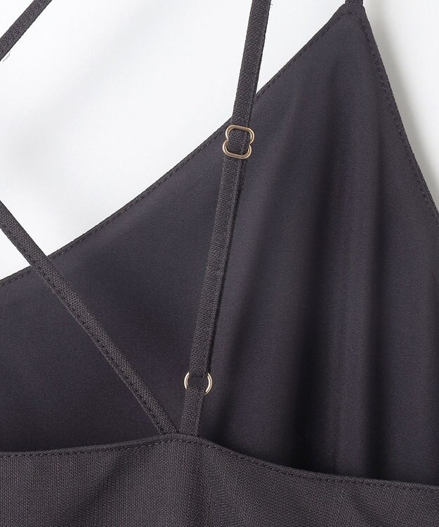 ANY SIS 【洗える】カットワークエンブロイダリー ワンピース スレート