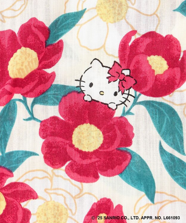 ANY KIDS 【any FAM×サンリオキャラクターズ】2WAY 浴衣セット ハローキティ×牡丹