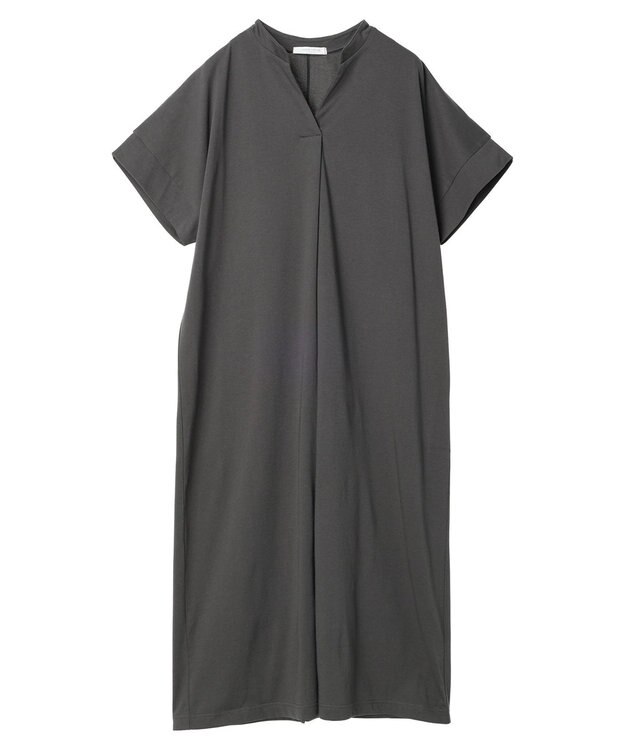 Green Parks 冷っとすずやか　カットワンピース Gray