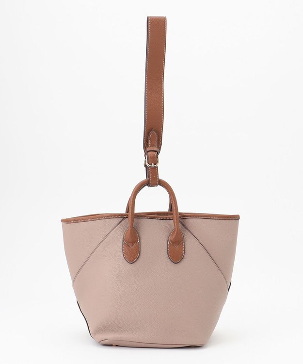 LA BAGAGERIE 【maison vert】 【シュリンク合皮・軽量】変形2WAYバッグ グレー