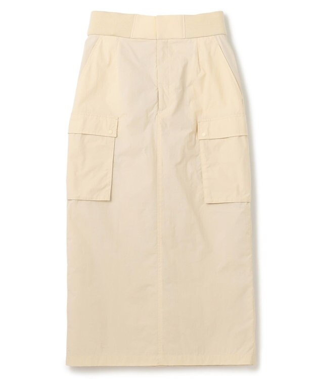 uncrave 【撥水・洗濯機洗い可】プルーフ ナイロン スカート（uncrave WHITE） エクリュ