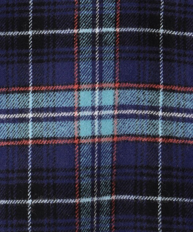 J.PRESS MEN 【KING SIZE】コットンネル マルチチェックシャツ/B.D ネイビー系3