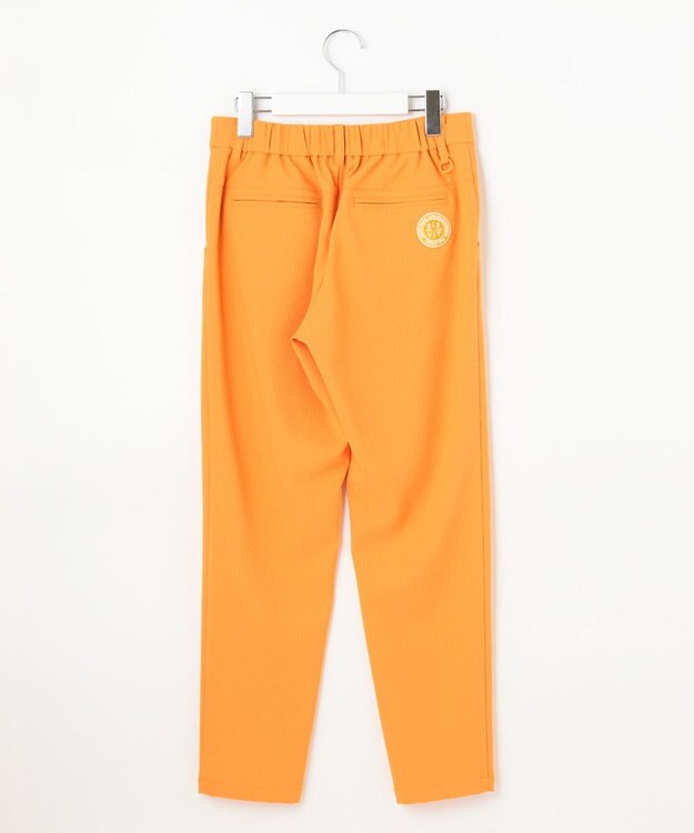 23区GOLF 【WOMEN】【洗える】ドットジャガード テーパードパンツ オレンジ系