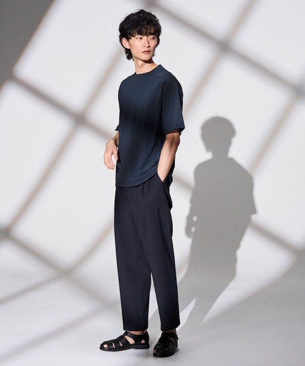 JOSEPH HOMME 【WEB限定】【新素材 / 新型】エンジニアドテック　リラックスフォルムクルーネックＴシャツ ネイビー系