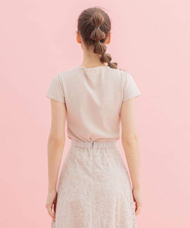 TOCCA 【洗える！】KNIT FLEURS プルオーバー ピンク系