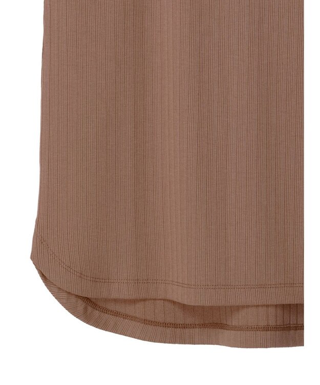 Green Parks ・ＳＵＧＡＲ　ＳＰＯＯＮ　冷感リブノースリーブ Light Brown