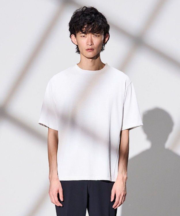 JOSEPH HOMME 【WEB限定】【新素材 / 新型】エンジニアドテック　リラックスフォルムクルーネックＴシャツ ホワイト系