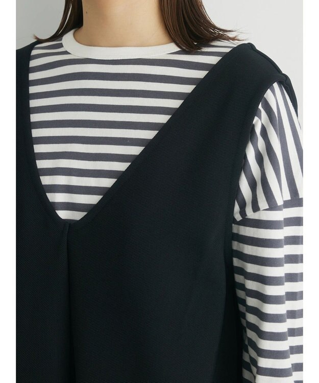 Green Parks ２ＷＡＹオーバーワンピース Black