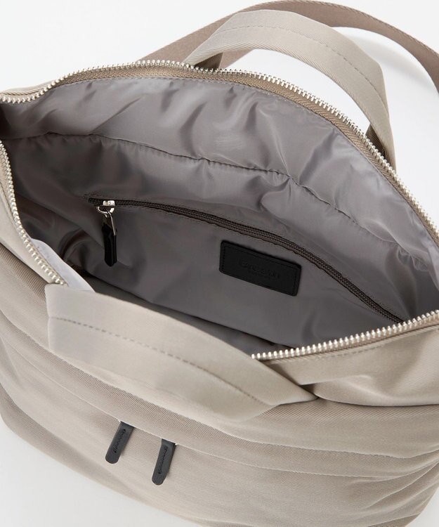 TOPKAPI 【Breath TOPKAPI】【撥水】マット ナイロン ショルダー付き ミニ トートバッグ グレー