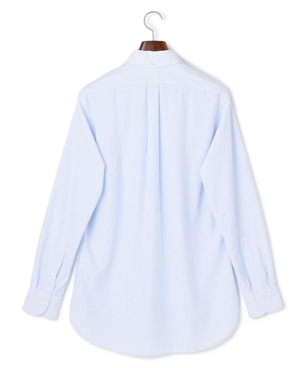 J.PRESS MEN 【接触冷感 / 吸水速乾 / UVカット / 高通気性】【SMART TECH】 ロンドンストライプ ジャージーシャツ サックスブルー系1