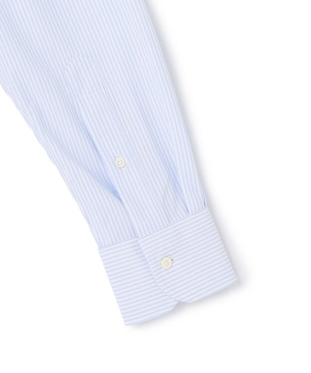 J.PRESS MEN 【接触冷感 / 吸水速乾 / UVカット / 高通気性】【SMART TECH】 ロンドンストライプ ジャージーシャツ サックスブルー系1