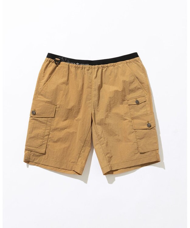 JOSEPH ABBOUD MOUNTAIN 【CREA掲載・ウエストストレッチ・ECO撥水・軽量】アウトドアイージーショーツ ベージュ系