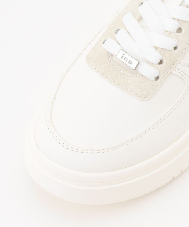 ICB はっ水スニーカー オフホワイト系