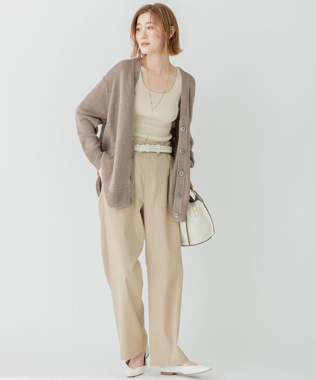 23区 【CLASSY.6月号掲載】インナー タンクトップ ベージュ系