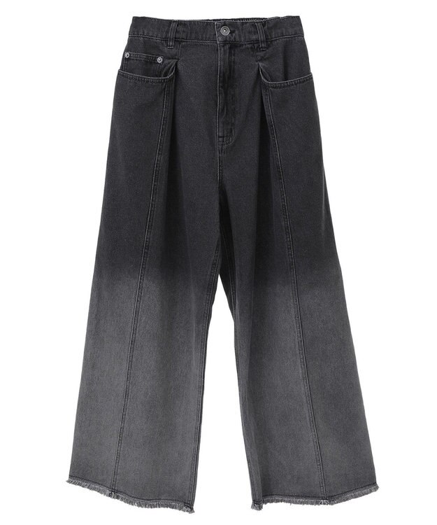 Green Parks ・ＳＵＧＡＲ　ＳＰＯＯＮ　グラデーションワイドデニ Black