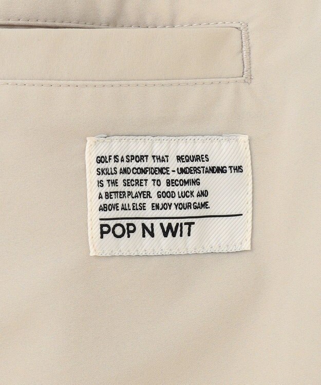 PW CIRCULUS 【MEN】ベンチレーション テーパードパンツ ゴルフ ベージュ系