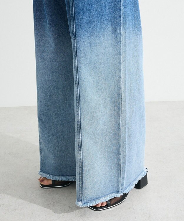 Green Parks ・ＳＵＧＡＲ　ＳＰＯＯＮ　グラデーションワイドデニ Indigo