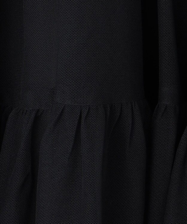 uncrave 【洗濯機洗い可】カクテルチュール スカート（uncrave STANDARD） ブラック