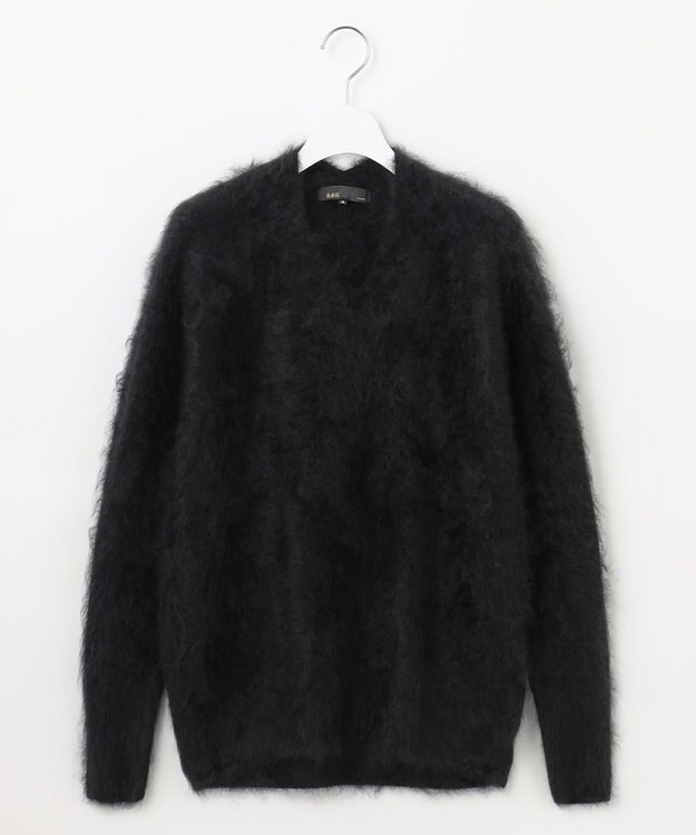 自由区 S 【カタログ掲載・Premium Collection】ファーカシミヤ ニット ブラック系