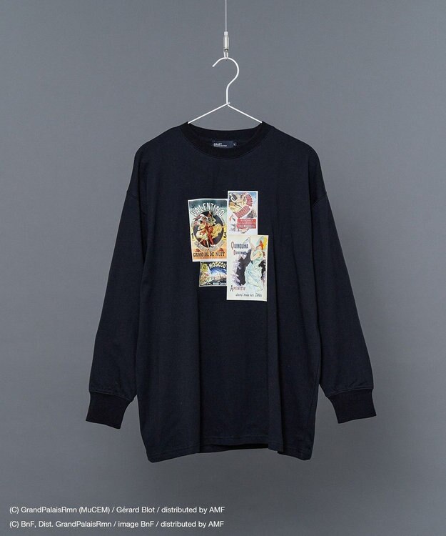 CRAFT STANDARD BOUTIQUE アートコラボ【ジュール・シェレ】ロンＴＥＥ Black