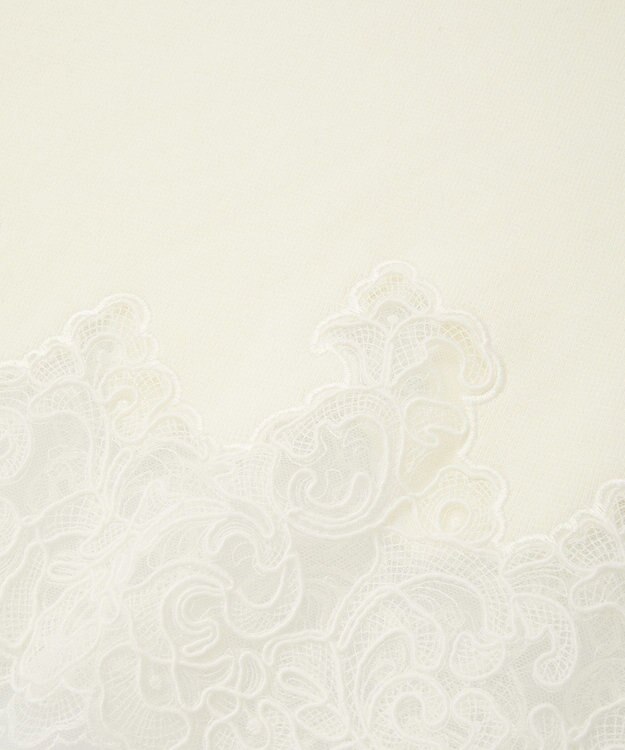YECCA VECCA レースヘムニット Off White