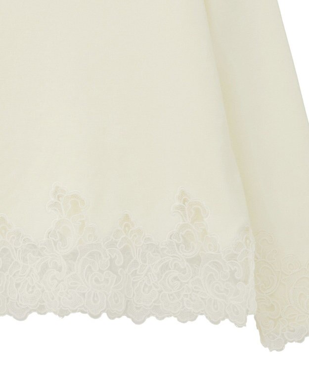 YECCA VECCA レースヘムニット Off White