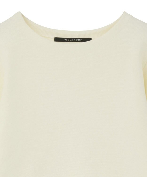 YECCA VECCA レースヘムニット Off White