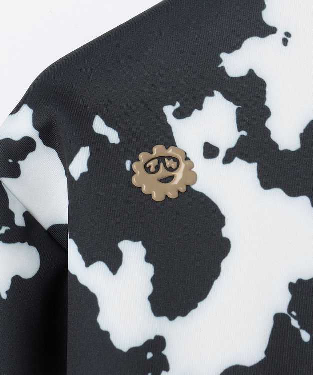 PW CIRCULUS 【ストレッチ / 快適 / 一枚でサマになる】【MEN】NEW  PINTO柄ポケットモックT ブラック系5