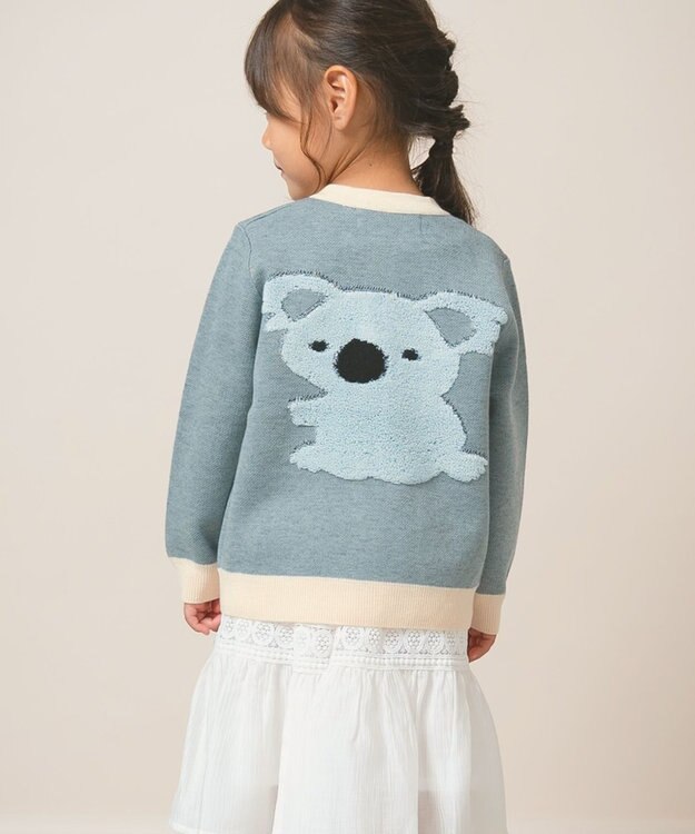 ami amie 【UNISEX】コアラカーディガン145cm グレー