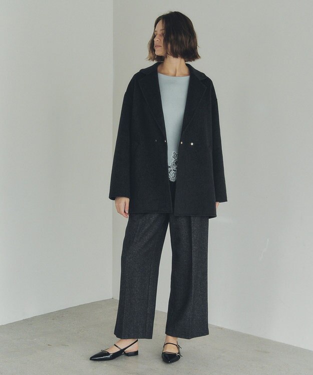 YECCA VECCA レースヘムニット Mint