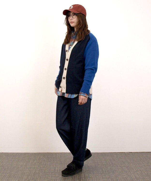 J.PRESS YORK STREET 【UNISEX】ウールカシミヤ カーディガン ネイビー系8