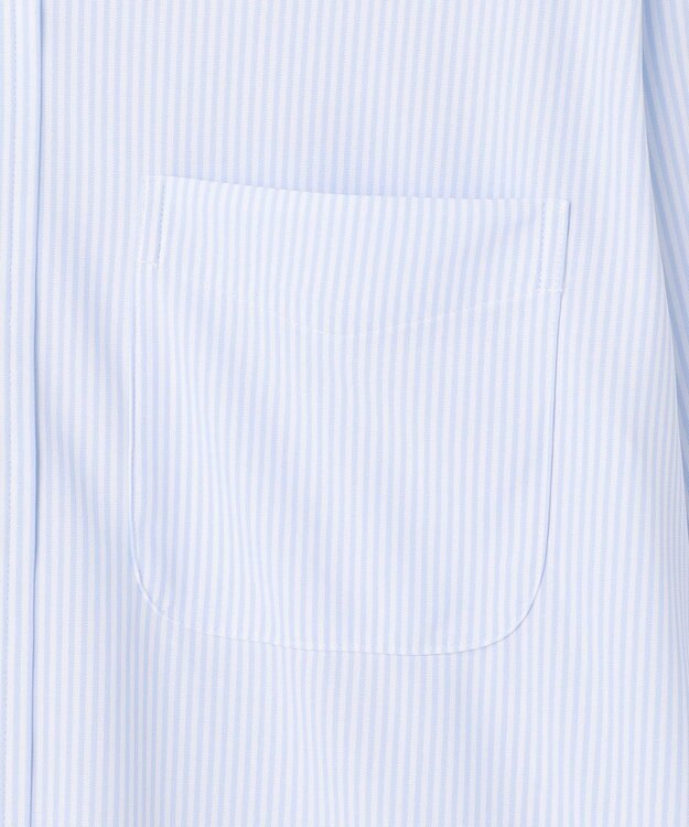 J.PRESS MEN 【接触冷感 / 吸水速乾 / UVカット / 高通気性】【SMART TECH】 ロンドンストライプ ジャージーシャツ サックスブルー系1