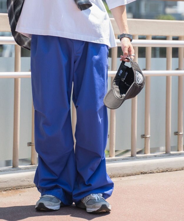 WEGO ワイドミリタリーパンツ ブルー