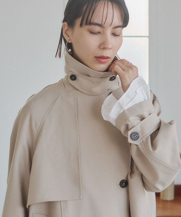 WEGO 【ANGIE VINTAGE】ショート トレンチコート ライトベージュ