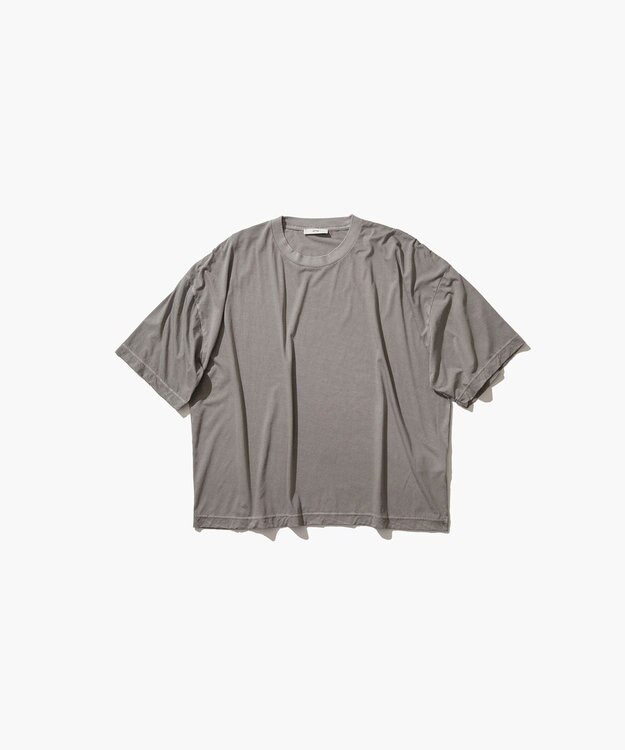 ATON GARMENT DYED 60 FRESCA | ボーイズフィット Tシャツ GRAY