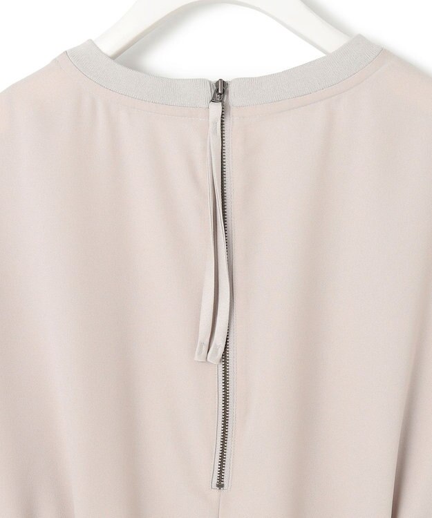 ICB L 【WEB限定・接触冷感・UVケア・速乾・防シワ・洗える】 FluidBackSatin  ワンピース トープ系