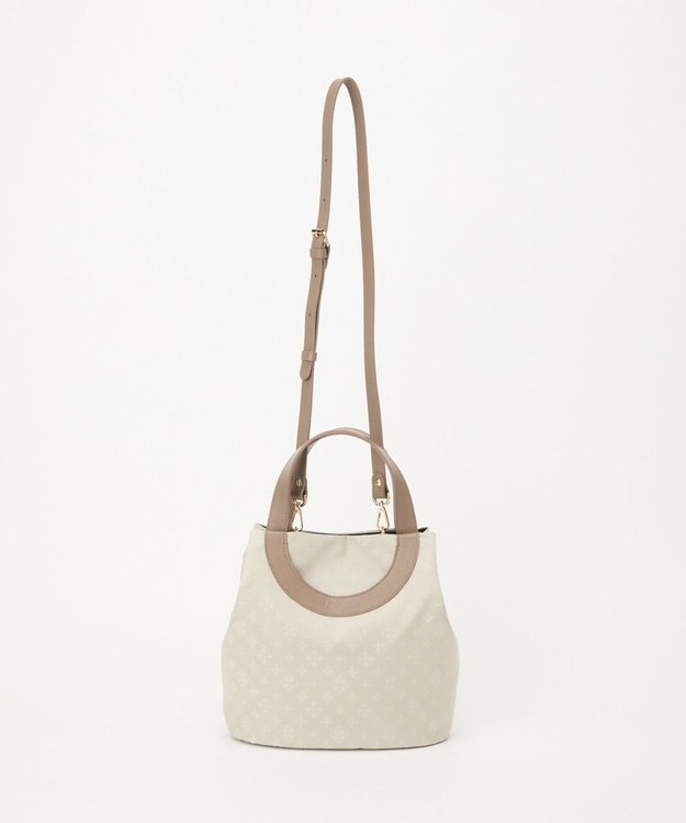 russet 2WAYトートバッグ(CE-1419) Ecru