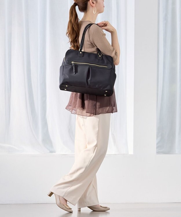 ACE BAGS & LUGGAGE ace. ラポルテム トートバッグ 3気室 A4 13.3インチPC収納 16L 68523 エース ブラック