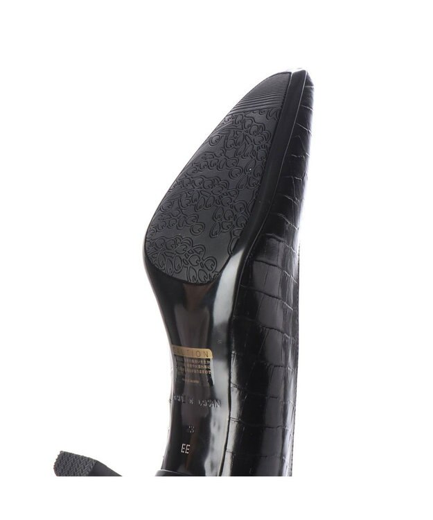 Riz raffinee <Riz raffinee>スクエアトゥパンプス ブラックカタオシ