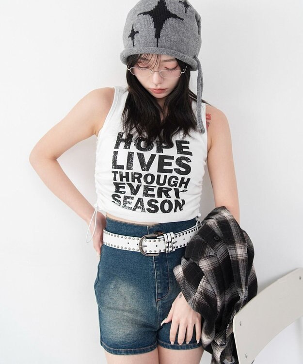 WEGO デザイングラフィックカップインタンク ホワイト