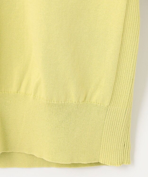 J.PRESS LADIES 【洗える】BASIC HT-COTTON クルーネック カーディガン ピスタチオ系