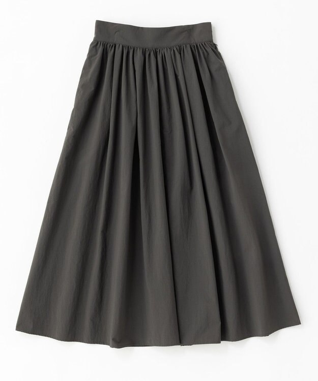 uncrave 【撥水・UVカット・接触冷感】プルーフナイロン フレアスカート スレート