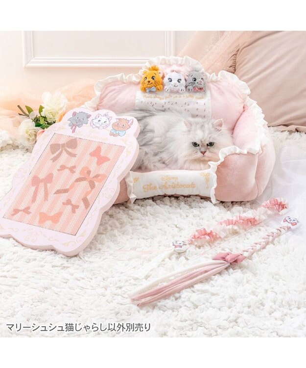 PET PARADISE ディズニー マリー シュシュ 猫じゃらし ピンク
