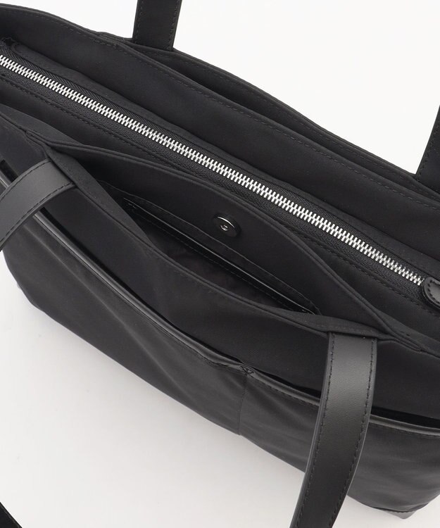 Y'SACCS アシメファスナーポケットトート ブラック