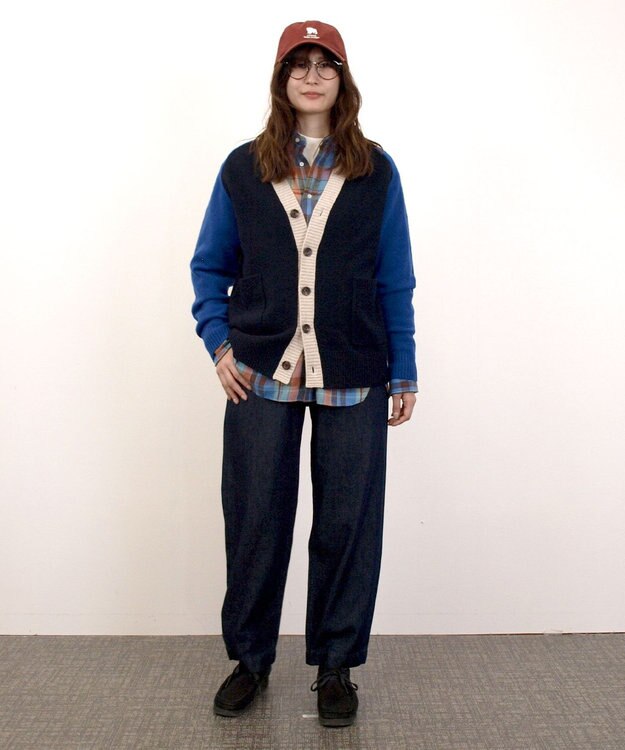 J.PRESS YORK STREET 【UNISEX】ウールカシミヤ カーディガン ネイビー系8