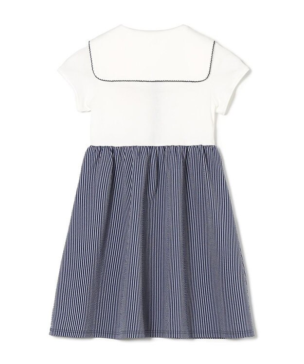 Chacott ジップアップワンピース ネイビー