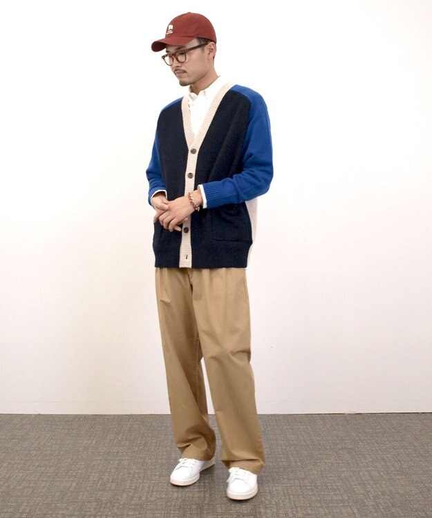J.PRESS YORK STREET 【UNISEX】ウールカシミヤ カーディガン ネイビー系8