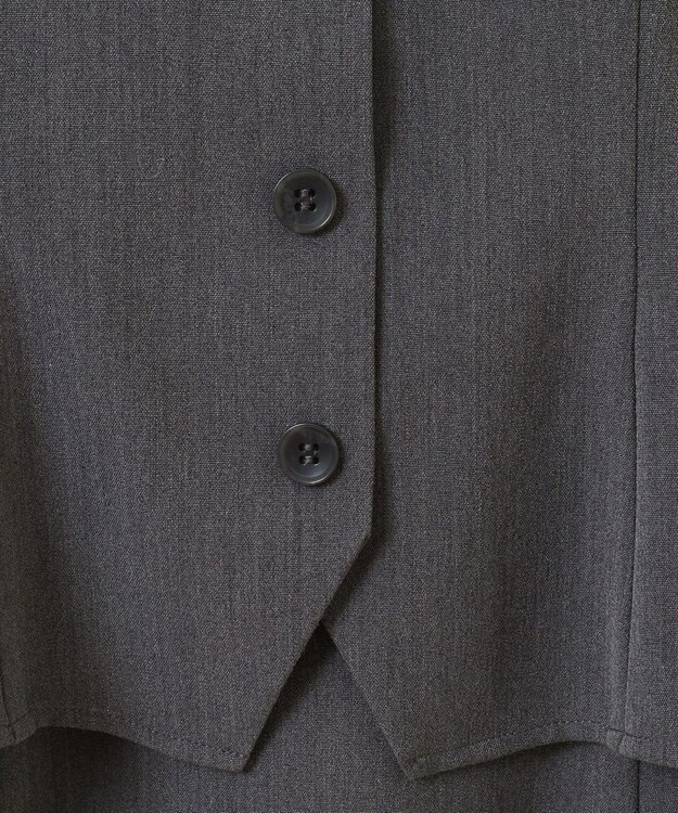 earth music&ecology ペプラムジレジャンドレ Gray