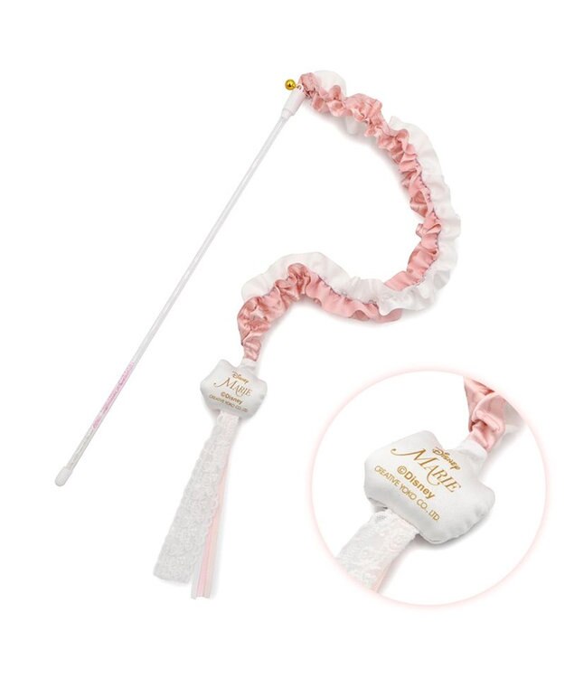 PET PARADISE ディズニー マリー シュシュ 猫じゃらし ピンク